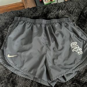 Nike White Sox Running Shorts